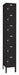 Lckr 6x1Lckr Black 78 x12 x18 UnAssm