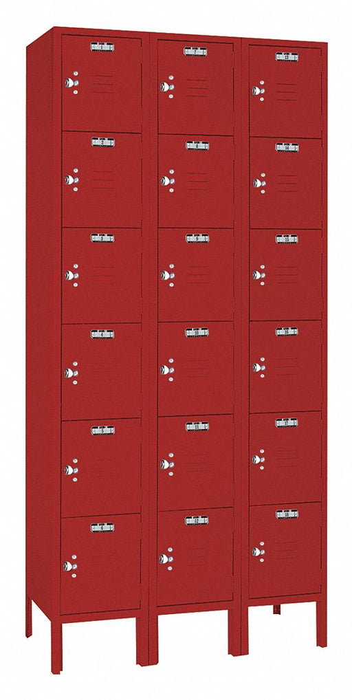 Lckr 6x3Lckr Red 78 x36 x12 UnAssm