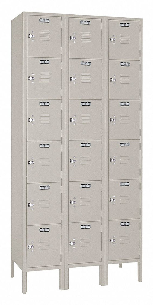 Lckr 6x3Lckr Mnrl Gry 78 x36 x12 Assm