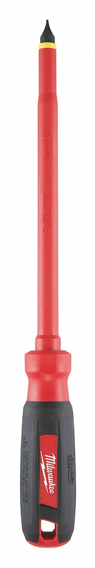 InsulScrewdriver Slt 3/8in Rd Round