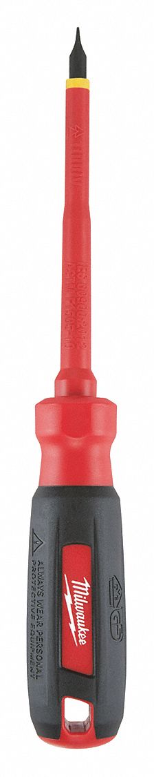 Insltd Slotted Screwdriver 3/16 in