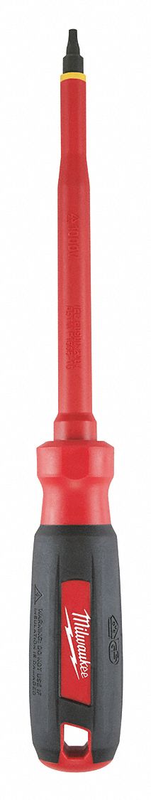 InsulSquareScrewdriver Sq #3 Rd Round