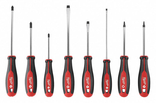 TetherRdyMagnetTipScrwdrvrSet SAE 8pcs