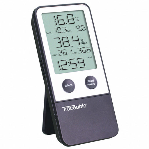 Thermohygrometer with Clock Plastic 5 L