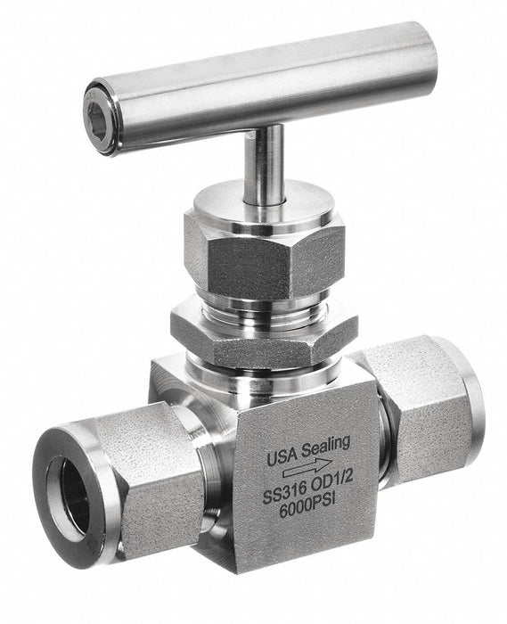 Needle Valve Straight Fitting Style
