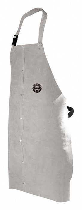 Welding Apron Leather Pearl Gray 36 L