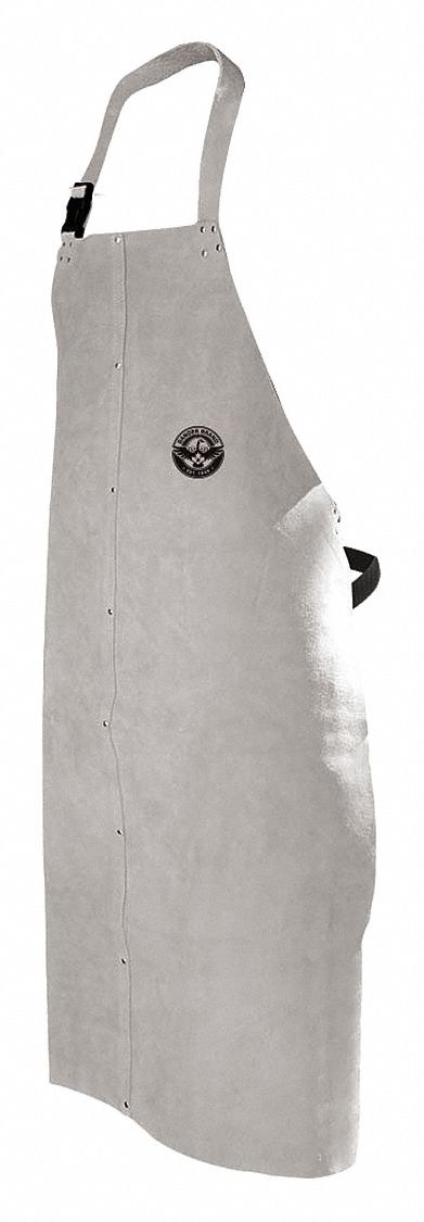 Welding Apron Leather Pearl Gray 48 L