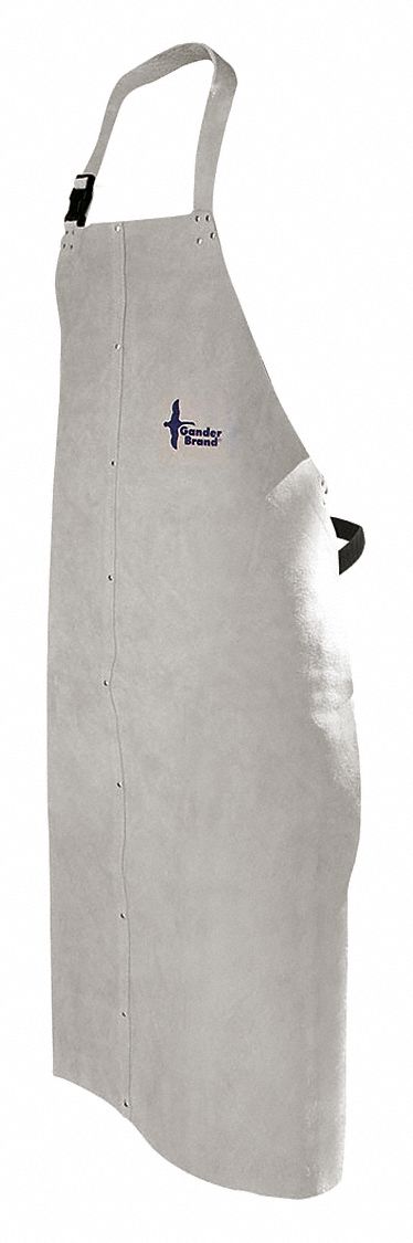 Welding Apron Leather Pearl Gray 52 L