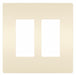 Rocker Wall Plate Plastic Light Almond