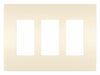 Rocker Wall Plate Smooth Plastic Ivory