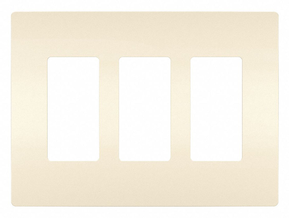 Rocker Wall Plate Smooth Plastic Ivory