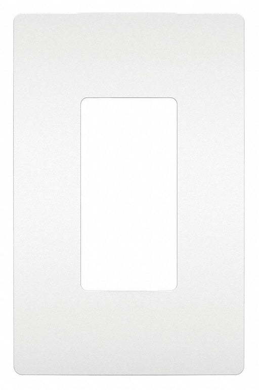 Rocker Wall Plate Smooth Plastic White