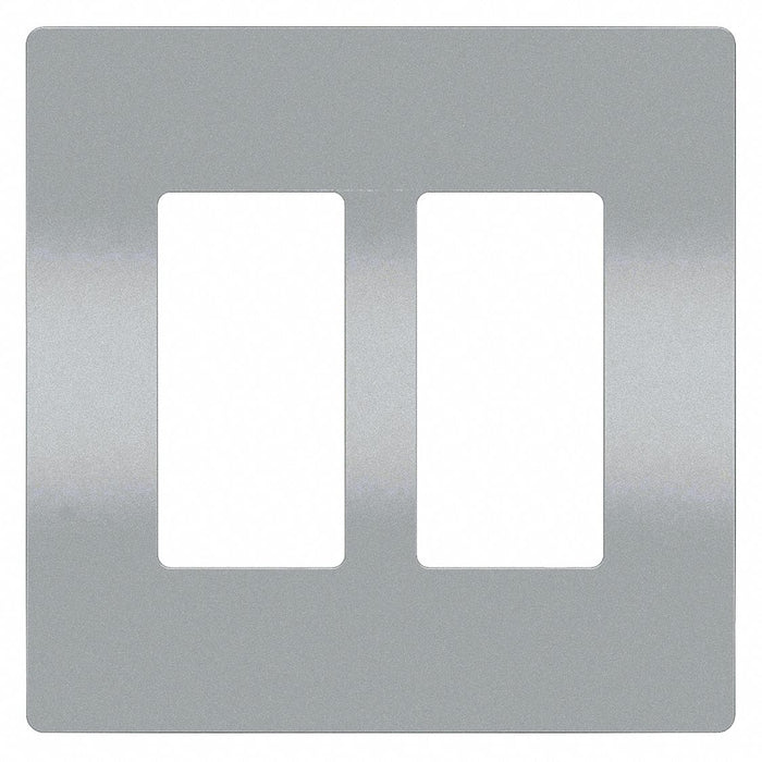 Rocker Wall Plate Smooth Plastic White