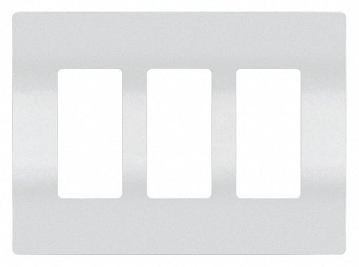 Rocker Wall Plate Smooth Plastic White