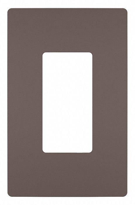 Rocker Wall Plate Smooth Plastic Brown