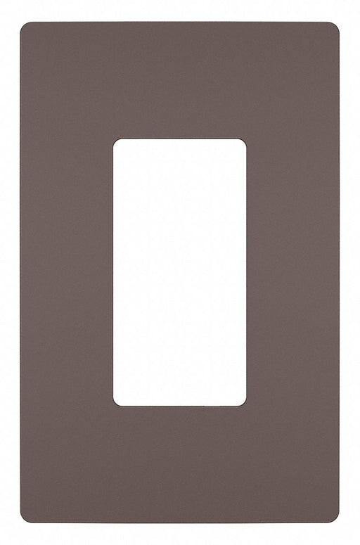 Rocker Wall Plate Smooth Plastic Brown