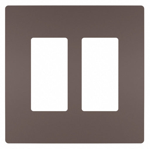 Rocker Wall Plate Smooth Plastic Brown