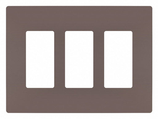 Rocker Wall Plate Smooth Plastic Brown