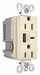 USB Charger Receptacle 15A Type A and C