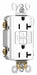 Power Inlet 20A 125VAC Receptacle GFCI