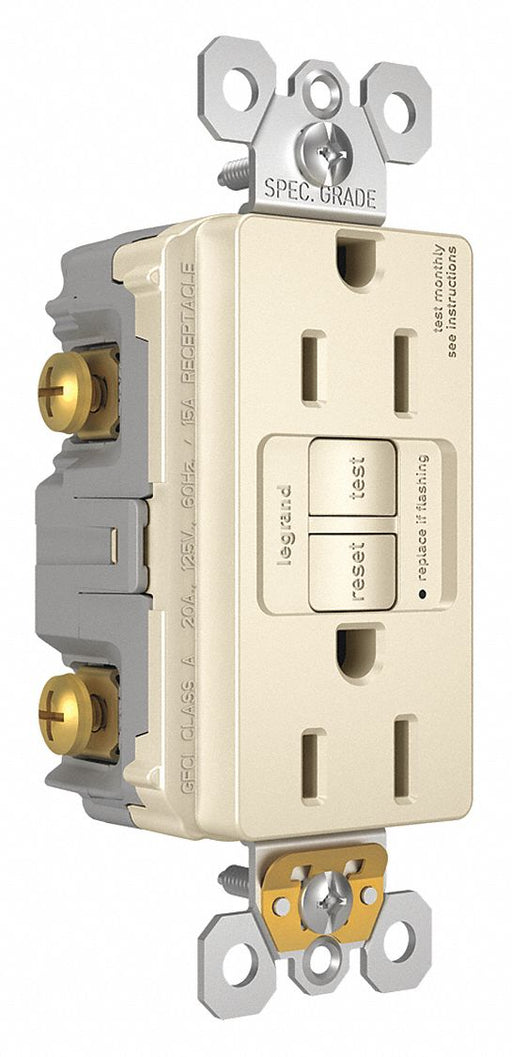 Power Inlet 15A 125VAC Receptacle GFCI