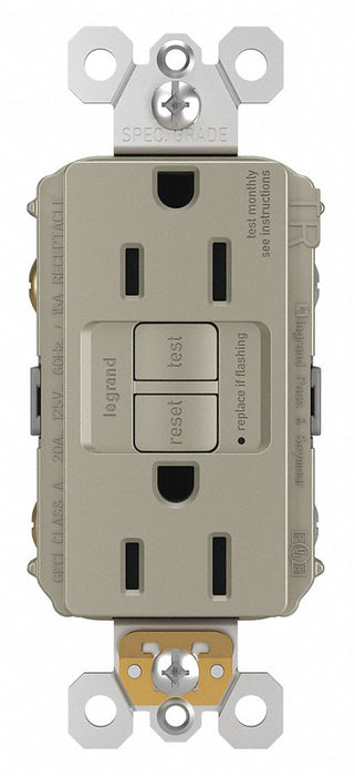 Power Inlet 15A 125VAC Receptacle GFCI