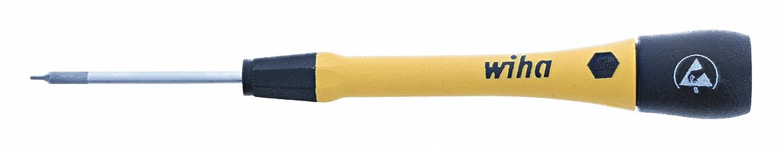 ESDPrecScrDrv Hex 0.7mm Black Round