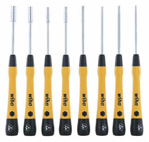 Solid Shank Precision Nut Driver Set