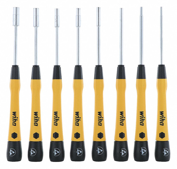 Solid Shank Precision Nut Driver Set