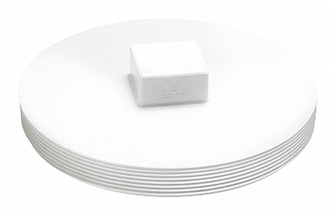 Cleanout Plug Schedule DWV 4 in White