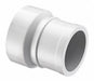PVC Straight 4 in 1/4 in