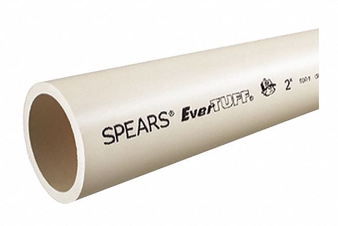 Pipe CPVC Yellow 1/2 in Unthreaded