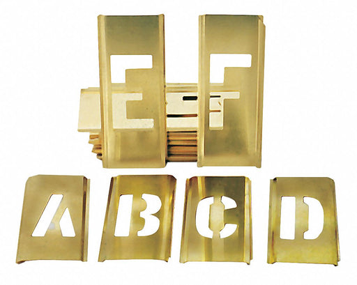 StencilSet CombinationSet Brass 45pcs