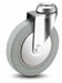 Bolt-Hole Caster 3 dia Swivel Rubber