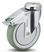 Bolt-Hole Caster 5 dia Swivel Rubber