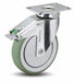 Plate Caster Swivel 5 Wheel Dia