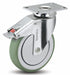 Plate Caster Swivel 5 Wheel Dia