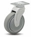 Plate Caster Swivel 5 Wheel Dia