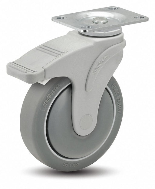 Plate Caster Swivel 4 Wheel Dia