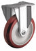 Plate Caster Swivel Polyolefin 6 3/16 H