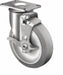 Plate Caster Swivel Rubber 5 1/8 H
