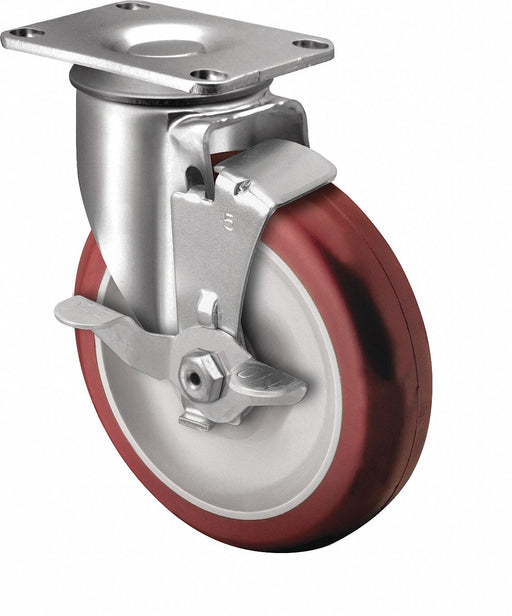 PlateCaster Swivl Polyurethane 4 11/16 H