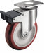 PlateCaster Swivel Polyurethane 6 3/16 H
