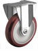 Plate Caster Rigid Polyurethane 4 1/8 H