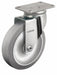 Plate Caster Swivel Rubber 5 1/8 H