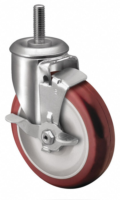 Stem Caster 4 dia Polyurethane 250lb