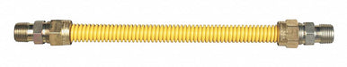 Gas Connector Hose 3/8 Dia Yellow