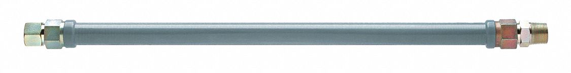 Gas Connector Hose 1-1/4 Dia Gray