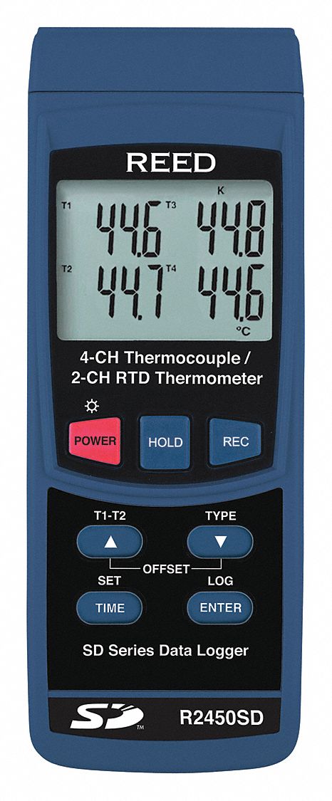 Thermometer LCD 53mm Thermocouple RTD
