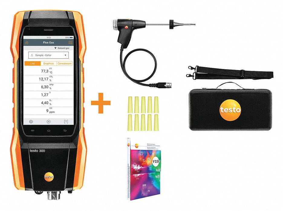 Combustion Analyzer 23to113F 21% v/vO2